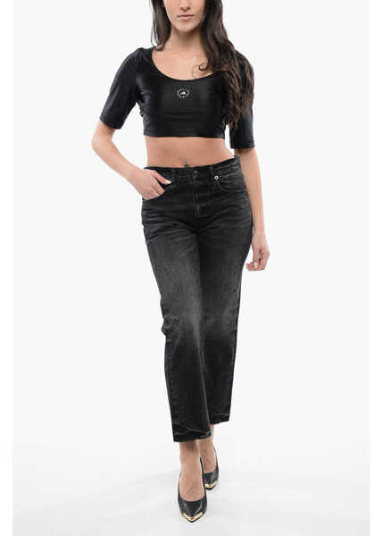 Blugi drepti R13 Dark Washed Romeo Jeans 20Cm Black Femei (BM 16796100) 4