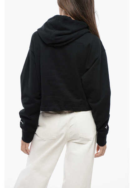 Bluze de trening Converse Cropped Martine Ali Hoodie Black Femei (BM 16796115) 2