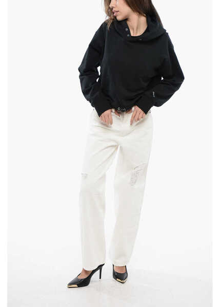 Bluze de trening Converse Cropped Martine Ali Hoodie Black Femei (BM 16796115) 4