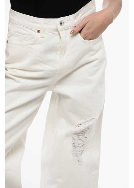 Blugi drepti AllSaints High Waist Distressed Effect Wide Leg Jayce Jeans 23Cm White Femei (BM 16796127) 2