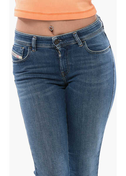 Blugi skinny Diesel Mid Waist 2017 Slandy Super Skinny Fit Jeans 12Cm L32 Blue Femei (BM 16796187) 3