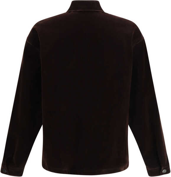 Camasi casual Prada Velvet Shirt Jacket EBANO Barbati (BM 16796373) 2