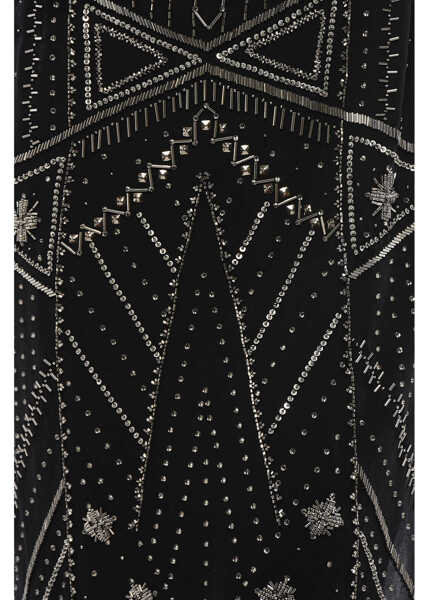 Rochii lungi AllSaints Maxi Dress Etta Embellished With Beads Black Femei (BM 16796484) 4