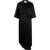 Nanushka Satin Lais Wrap-Dress With Breast Pocket Black