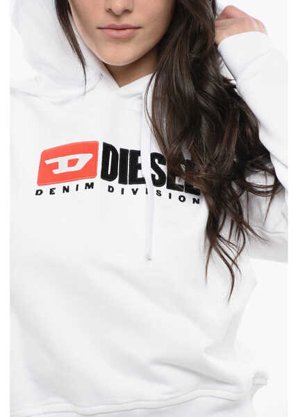 Bluze de trening Diesel Red Tag Hoodie F-Reggy-Div With Embroidery Logo White Femei (BM 16796532) 3