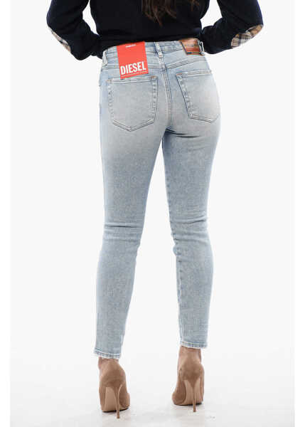 Blugi skinny Diesel Mid Waist 2015 Babhila Skinny Fit Jeans 13,5Cm L30 Blue Femei (BM 16796550) 2
