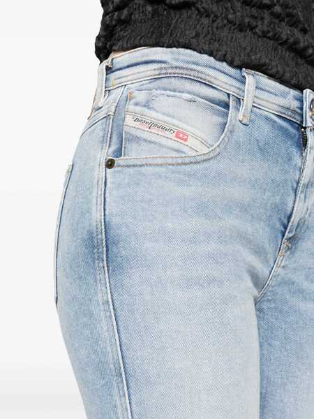 Blugi skinny Diesel 2015 Skinny-Fit Jeans Babhila Mid-Rise 13,5Cm L30 Blue Femei (BM 16796550) 5