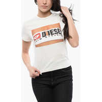Tricouri Red Tag Cotton T-Uncutie Crew-Neck T-Shirt Femei