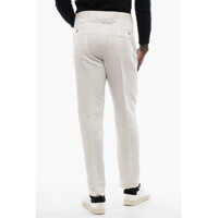 Pantaloni casual CORNELIANI pentru Barbati - Pantaloni casual CORNELIANI Id Linen-Blended Identity Chino Pants White Barbati (BM 16796652) - B-mall.ro
