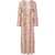 AllSaints Patterned Susannah Dress With Detachable Sleeves Pink