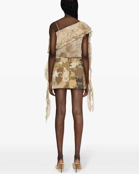 Bluze Blumarine One-Shoulder Asymmetrical Cut Blouse Multicolor Femei (BM 16796709) 4