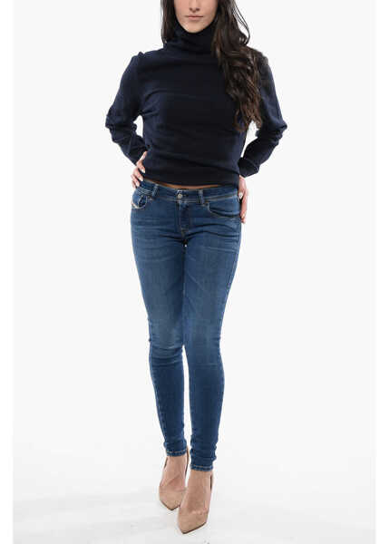 Blugi skinny Diesel Low Waist Skinny Fit 2018 Slandy Jeans 12Cm L32 Blue Femei (BM 16796715) 4