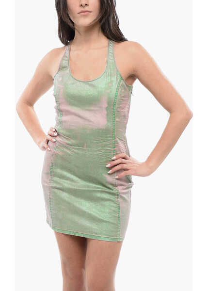 Rochii scurte Diesel Red Tag Gradient Lurex De-Arlyn-S Bodycon Dress Pink Femei (BM 16796721) 4