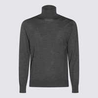 Pulovere Cruciani Grey Wool Knitwear Barbati