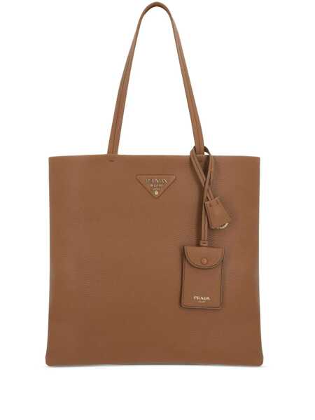 Genti de mana Prada Prada Triangle Logo Tote Bag CARAMEL 0 Femei (BM 16797176) 1