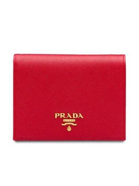 Portofele Prada Prada Small Saffiano Leather Wallet FUOCO Femei (BM 16797317) 1