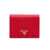 Prada Prada Small Saffiano Leather Wallet FUOCO