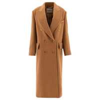 Paltoane Max Mara Double-Breasted Camel Coat Femei