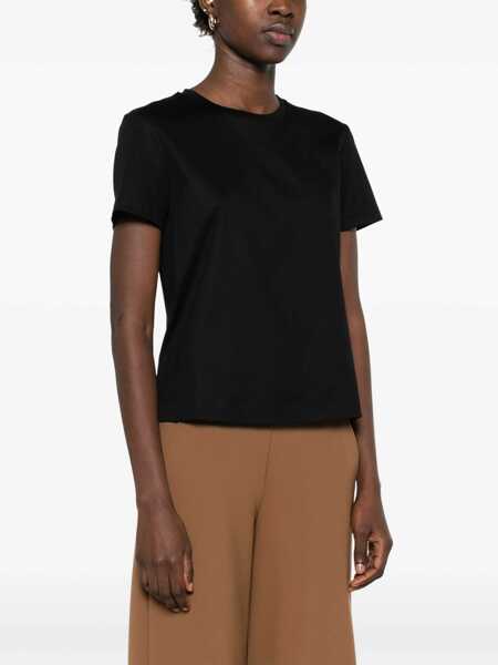 Topuri Max Mara Max Mara T-Shirts And Polos Black Femei (BM 16797746) 3