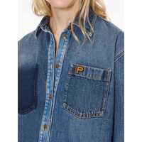 Camasi Philosophy Dama - Camasi de blugi Philosophy Philosophy Di Lorenzo Serafini Denim Shirt BLUE Femei (BM 16797749) - B-mall.ro