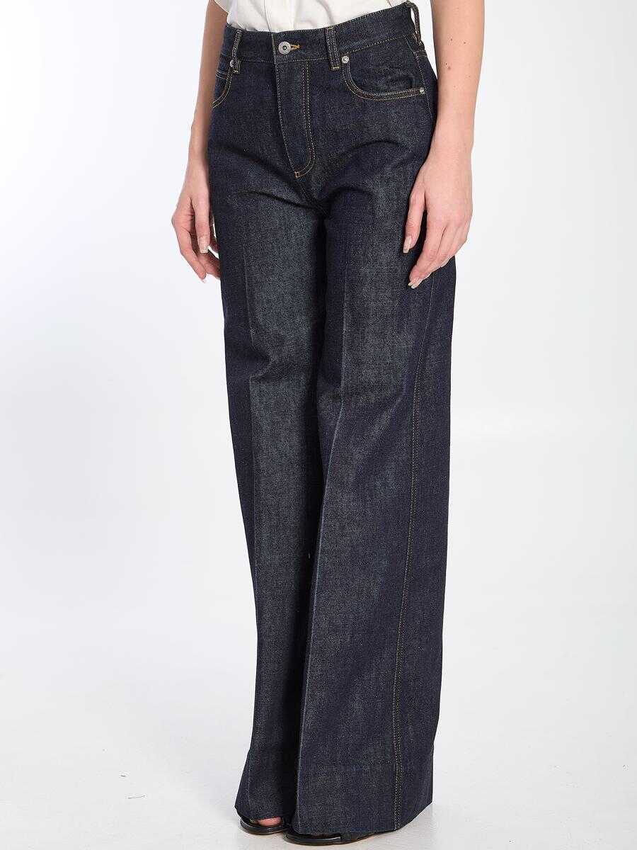 Blugi Bottega Veneta Palazzo Jeans BLUE Femei (BM 16798178) 2