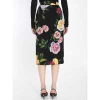 Imbracaminte Dama pagina 271 - Fuste Dolce & Gabbana Floral Pencil Skirt Black Femei (BM 16798316) - B-mall.ro