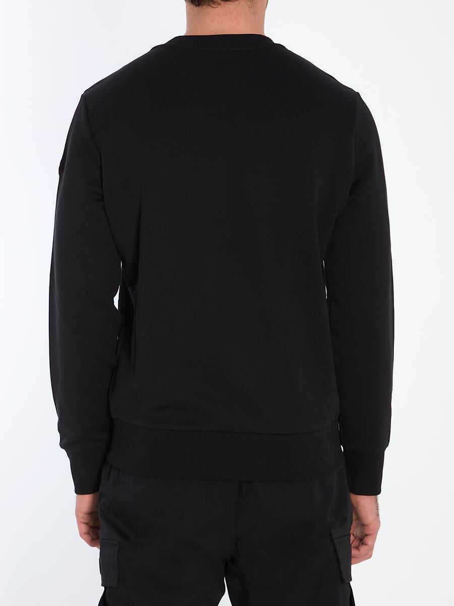 Pulovere Moncler Blurred Logo Sweatshirt Black Barbati (BM 16798427) 4