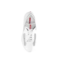 Pantofi sport Prada Dama - Sneakers Prada Prada AmericaS Cup Low-Top Sneakers BIANCOARGENTO Femei (BM 16798490) - B-mall.ro