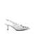 THE ATTICO Grid Slingback SILVER