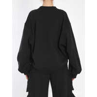 Pulovere THE ATTICO Dama - Pulovere THE ATTICO Black Fade Sweatshirt Black Femei (BM 16799345) - B-mall.ro