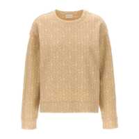 Pulovere Moncler Jacquard Logo Sweatshirt Femei