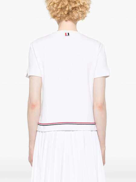 Tricouri Thom Browne Thom Browne T-Shirts & Tank Tops WHITE Femei (BM 16801145) 4