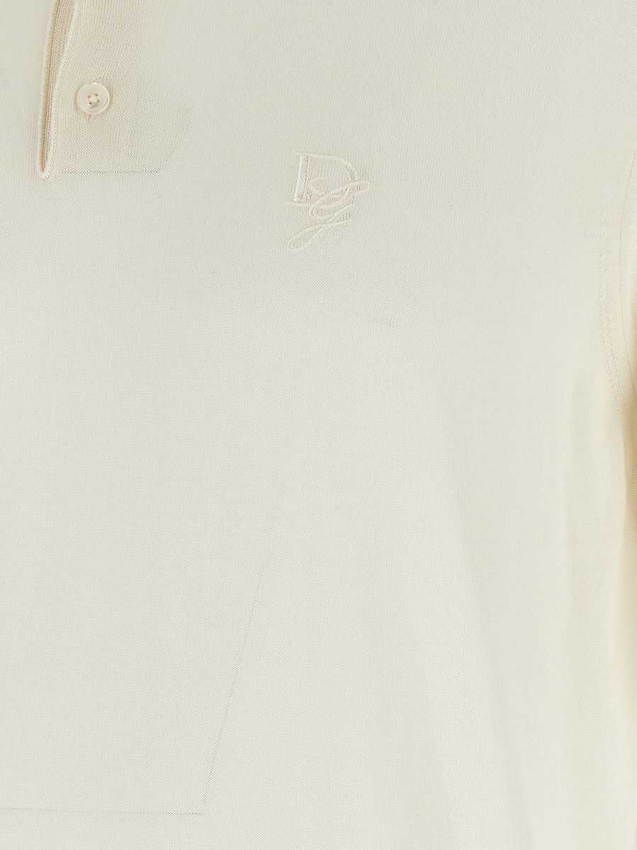 Tricouri Polo Dolce & Gabbana Dolce & Gabbana Polo BIANCONATURAL Barbati (BM 16801529) 4
