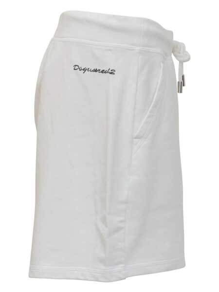 Pantaloni casual DSQUARED2 DSQUARED2 Short Pants Over WHITE Femei (BM 16803677) 3