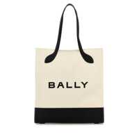 Genti de mana Bally Bar Keep On Fabric Tote Bag Femei