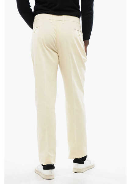 Pantaloni casual CORNELIANI Id Chino Pants With Welt Pockets Yellow Barbati (BM 16804509) 4