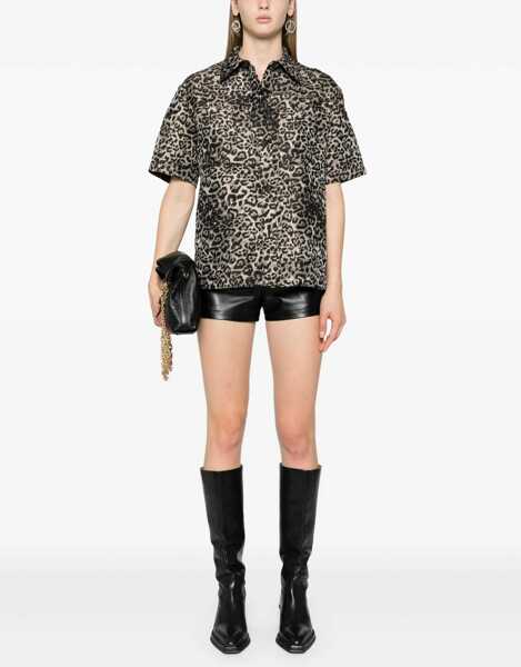 Camasi casual AllSaints Animal Patterned Short Sleeved Jemi Leppo Shirt Multicolor Femei (BM 16804563) 2