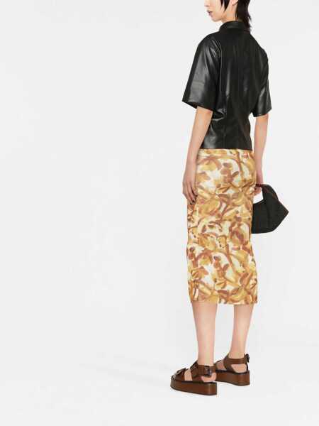 Camasi casual Nanushka Short Sleeved Faux Leather Sabine Shirt Black Femei (BM 16804584) 4