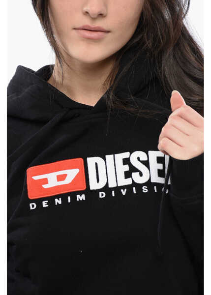 Bluze de trening Diesel Red Tag Hoodie F-Reggy-Div With Embroidery Logo Black Femei (BM 16804602) 3