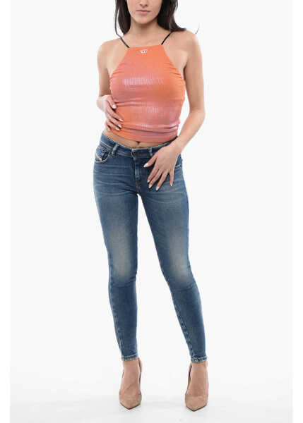 Bluze Diesel Red Tag Lurex Corduroy T-Wami Top Orange Femei (BM 16804620) 4