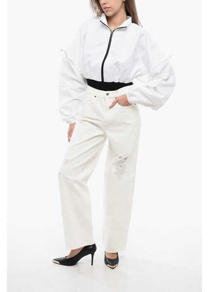 Jachete Reebok Cropped Solid Color Rbk Cardi B Jacket White Femei (BM 16804809) 4