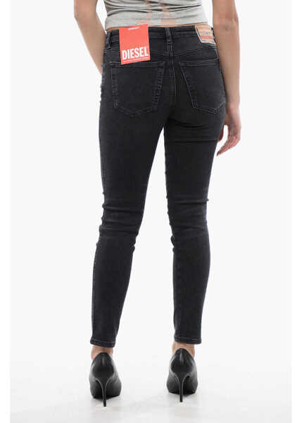 Blugi skinny Diesel Mid Waist 2015 Babhila Skinny Fit Jeans 13,5Cm L32 Black Femei (BM 16804848) 2