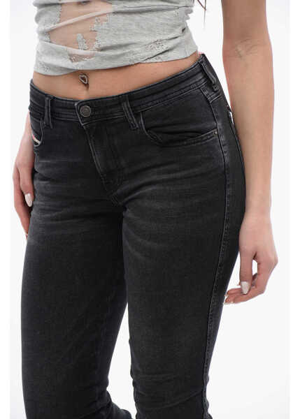 Blugi skinny Diesel Mid Waist 2015 Babhila Skinny Fit Jeans 13,5Cm L32 Black Femei (BM 16804848) 3