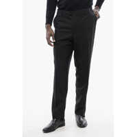 Pantaloni eleganti Concealed Closure Academy Virgin Wool Pants Barbati