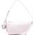 Burberry Patent Leather Shield Sling Shoulder Bag With Silver-Tone Ch Beige