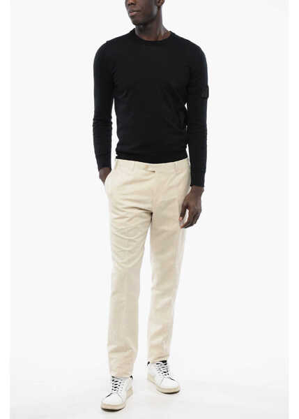 Pantaloni casual CORNELIANI Cc Collection Linen And Cotton Right Pants Beige Barbati (BM 16805241) 4