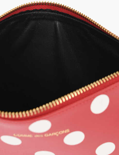 Genti plic Comme des Garons Polka Dots Leather Pochette White Femei (BM 16805271) 4