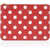 Comme des Garçons Polka Dots Leather Pochette White