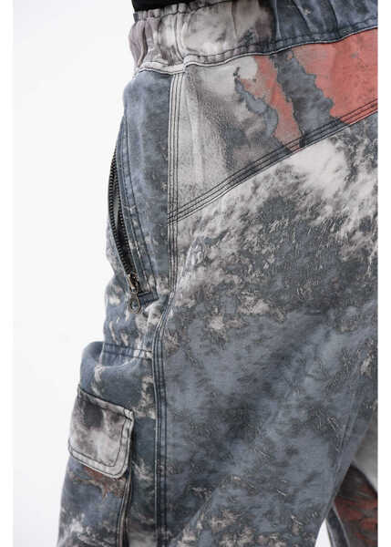 Pantaloni casual Diesel Red Tag Camouflage P-Mirt-Cmf Cargo Pants With Drawstring Wa Multicolor Femei (BM 16805436) 3