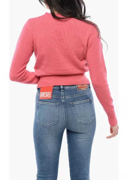 Pulovere Diesel Red Tag Wool And Cashmere M-Areesa Crew-Neck Sweater With Cu Pink Femei (BM 16805475) 2